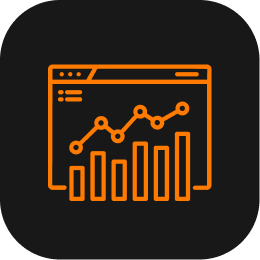 Interactive dashboards and reports accessible in the browser and on mobile devices